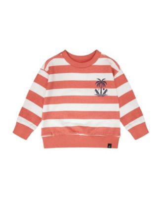 Boys' Long Sleeve Stripes French Terry Sweatshirt - Little Kid