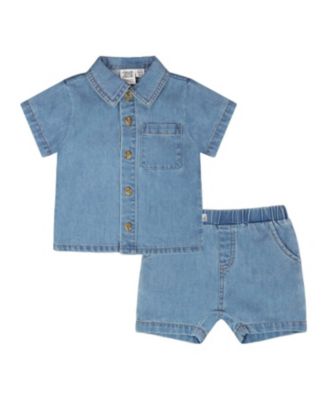 Boys' Chambray Top and Short Set - Baby