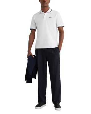 Short Sleeve Pique Logo Polo Shirt