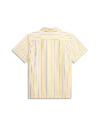 Boys' Striped Cotton Oxford Camp Shirt - Little Kid