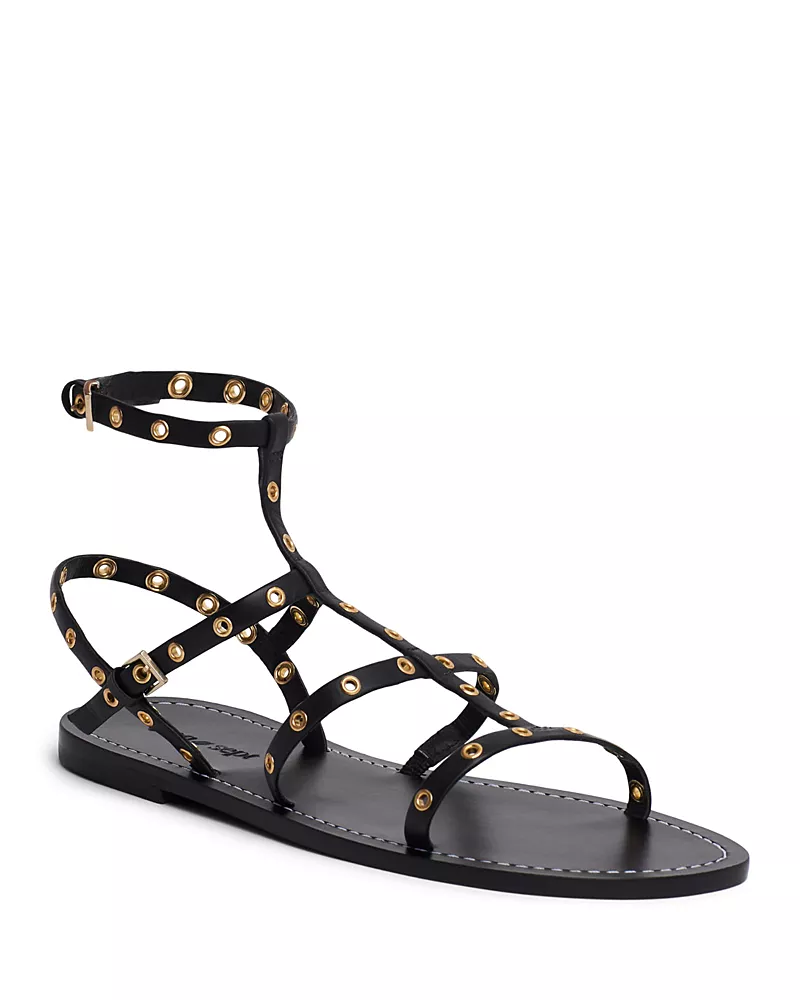 Cinq a Sept Women's Ariella Strappy Grommet Trim Sandals