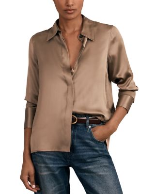 Ameira Silk Satin Shirt
