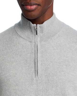 Quarter Zip Mock Neck Sweater