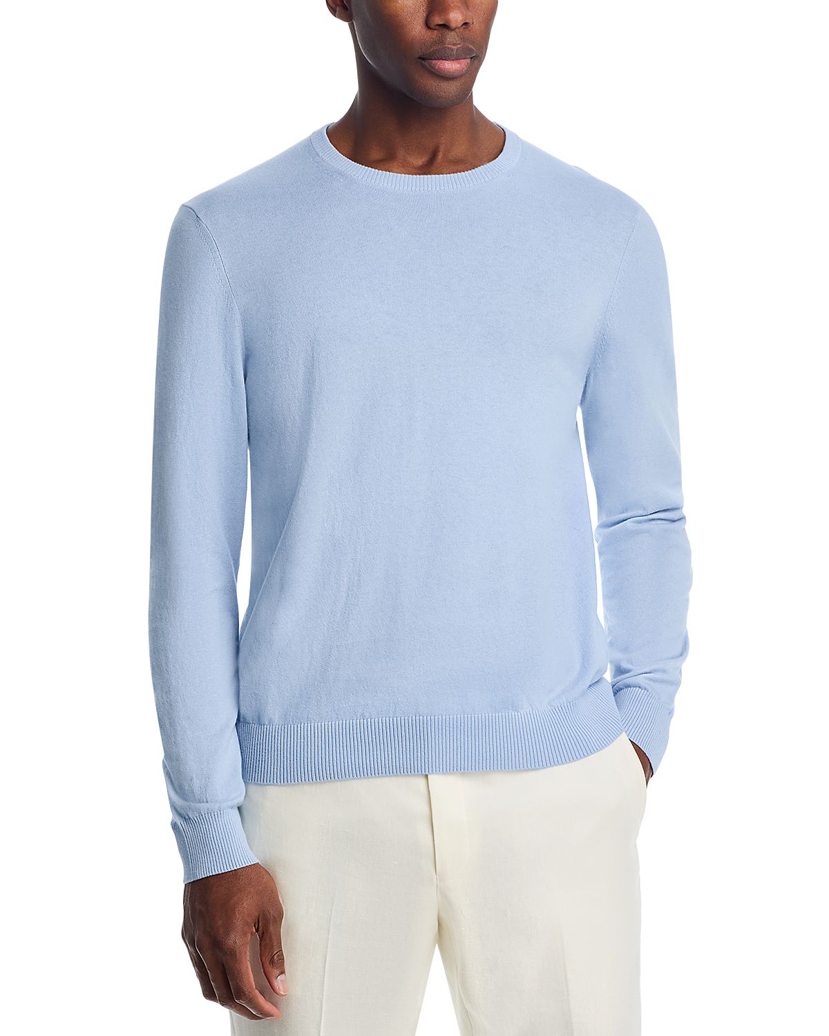 The Men's Store at Bloomingdale's Cotton Cashmere Crewneck Sweater - Exclusive