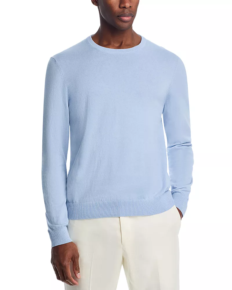 The Men's Store at Bloomingdale's Cotton Cashmere Crewneck Sweater - Exclusive