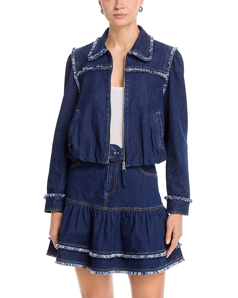 Cinq a Sept Bicolor Fringe Indria Jacket