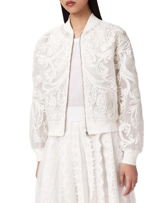 Jade Embellished Bomber Jacket