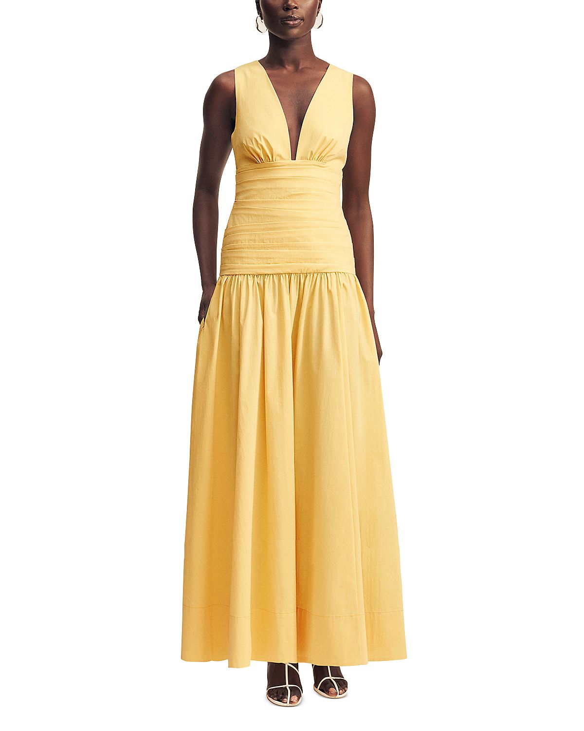 Shona Joy Campbell Gathered Maxi Dress