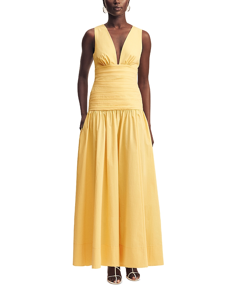 Shona Joy Campbell Gathered Maxi Dress