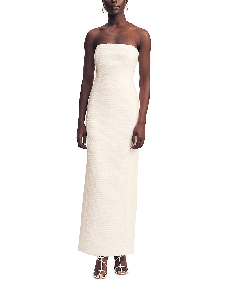 Shona Joy Eluna Panelled Sequin Dress