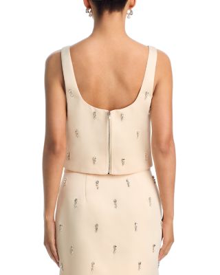 Jewel Satin Top & Jewel Satin Mini Skirt - Exclusive