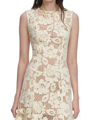 Crochet Lace Midi Dress