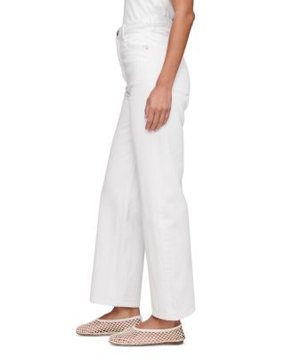 Karmine Refined Wide Leg SculptSystem High Rise Jeans in White