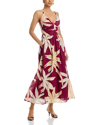 Palm Ruched Dress