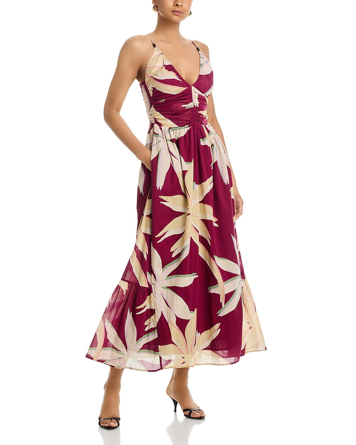 Rails Palm Ruched Dress