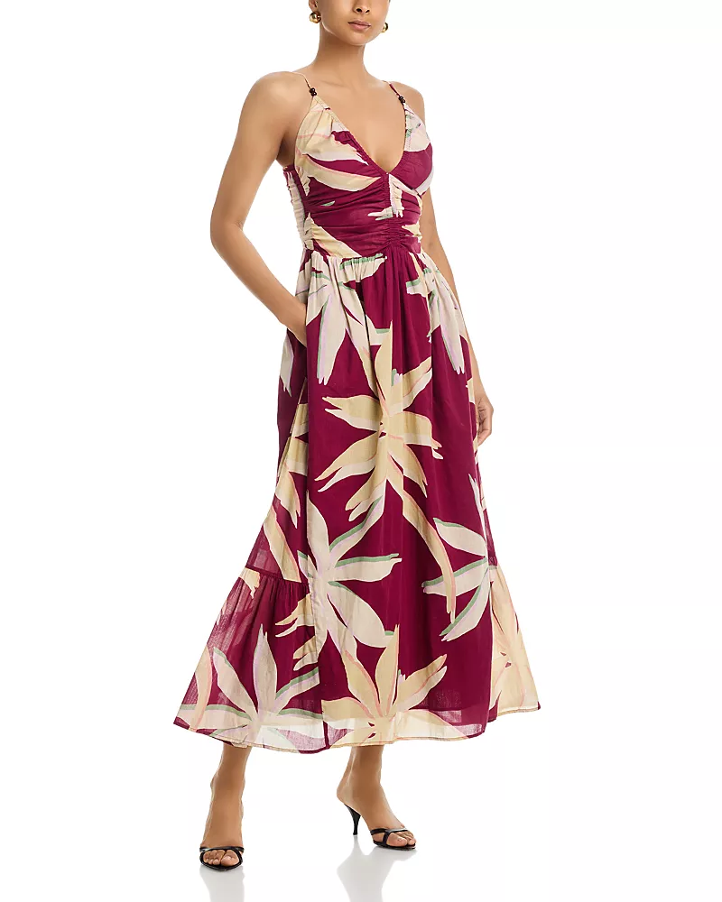 Rails Palm Ruched Dress