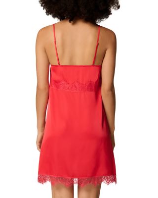 Satin Secrets Lace Trim Chemise