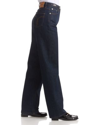 Straight Jeans in Dark Blue