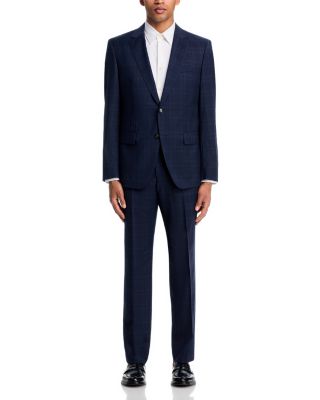 H-Huge Tonal Plaid Slim Fit Suit