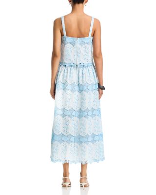 Embroidered Midi Skirt - Exclusive