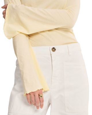 Brylie Curved Knee Pants 