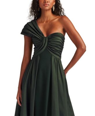  Savar One-Shoulder Gown