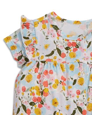 Girls' Seraphina Flutter Sleeve Bubble Romper - Baby