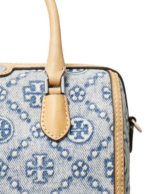 T Monogram Denim Crossbody 