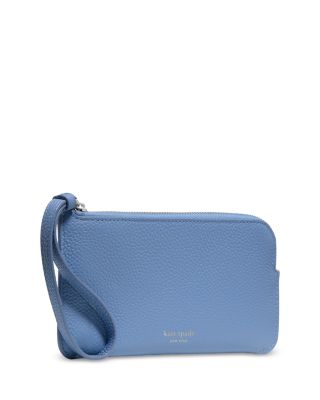 Zippy Leather Wristlet