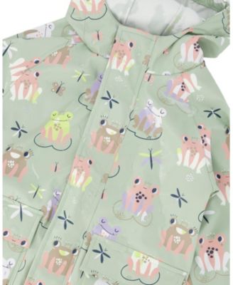 Girls' Polyurethane Frog Rain Jacket - Little Kid, Big Kid