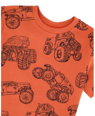 Boys' Organic Cotton Jersey Trucks T-Shirt - Little Kid