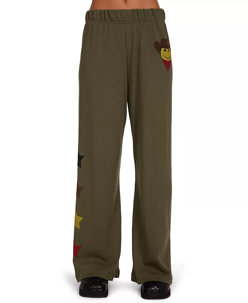 Lauren Moshi Yvette Cowboy Happyface Jogger