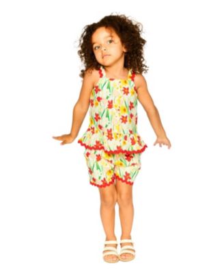 Girls' Viscose Daffodil Shorts - Big Kid