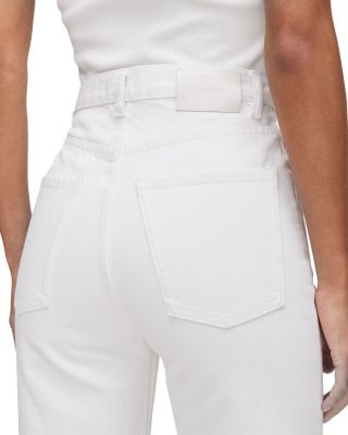 Karmine Refined Wide Leg SculptSystem High Rise Jeans in White