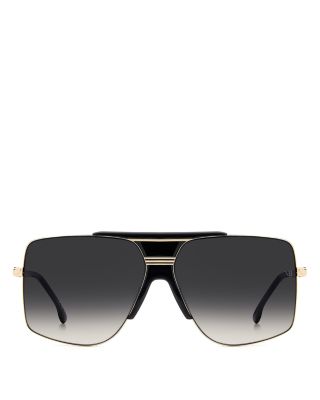 Square Double Bridge Sunglasses, 62mm
