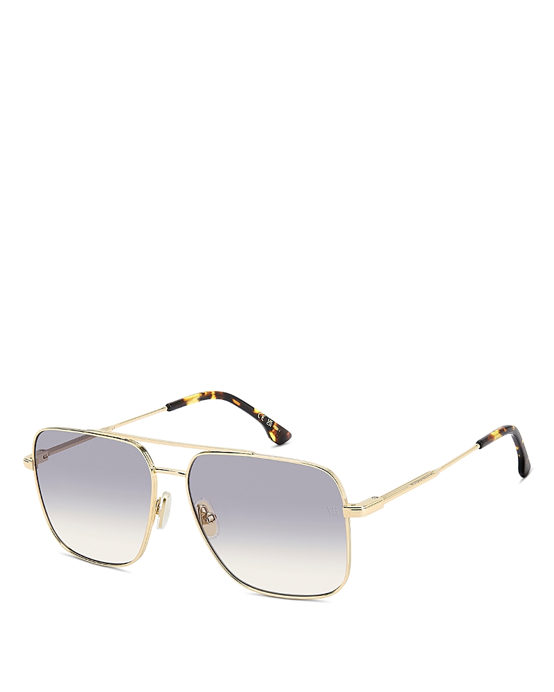 Victoria Beckham Navigator Blue Light Glasses, 57mm