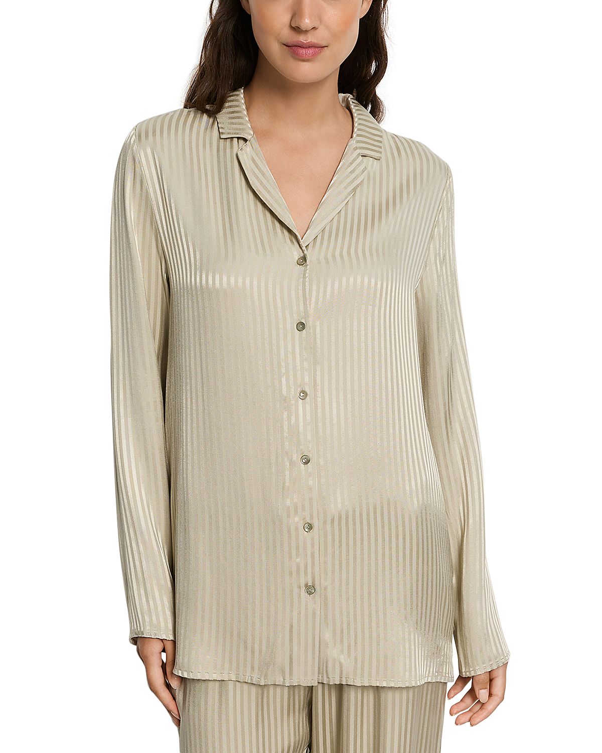 Hanro Button Front Pajama Shirt