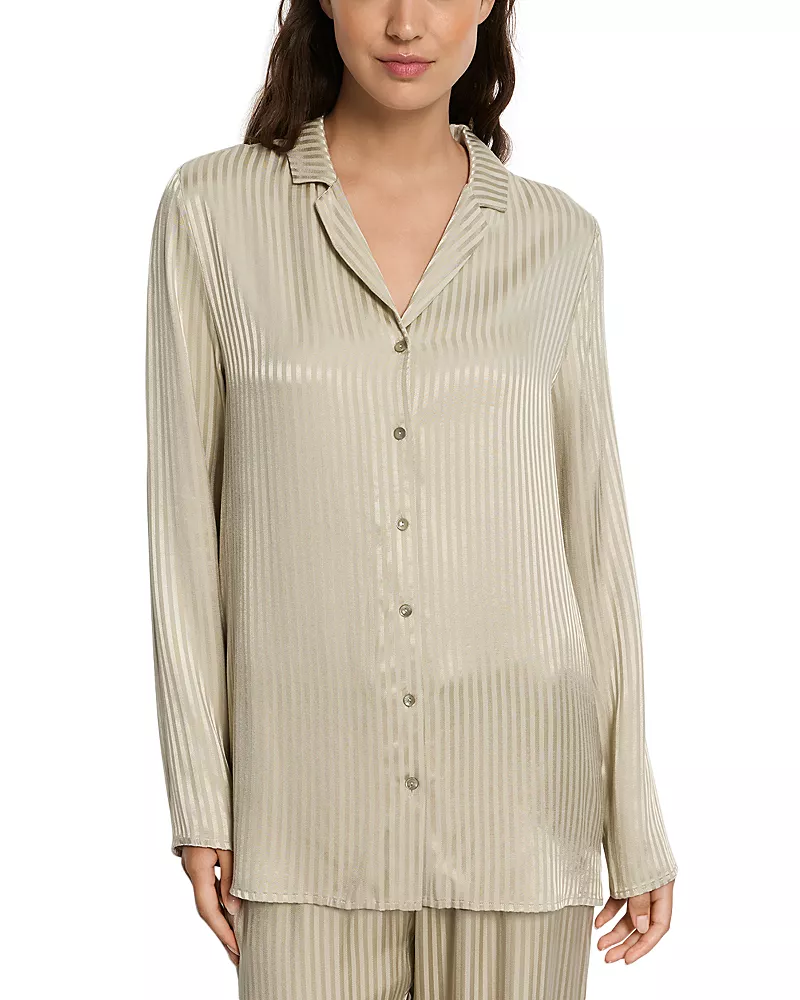 Hanro Button Front Pajama Shirt