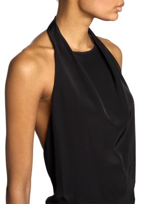 Liquid Halter Mini Dress