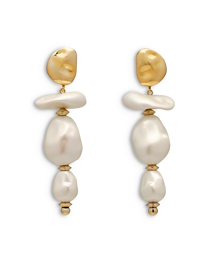 Cult Gaia Fabbie Imitation Pearl Earrings