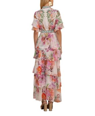  Itzayana Chiffon Maxi Dress