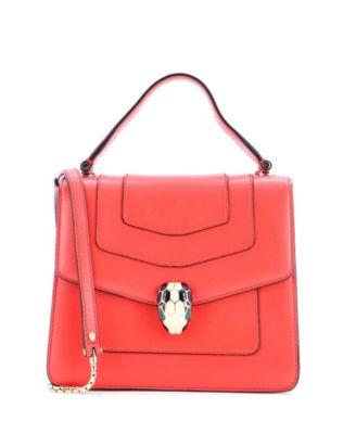 Small Serpenti Forever Top Handle Bag Leather