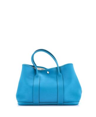 36 Garden Party Tote Leather