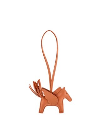 PM Monochrome Pegase Rodeo Bag Charm Leather