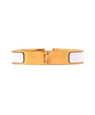 Narrow Clic H Bracelet Enamel