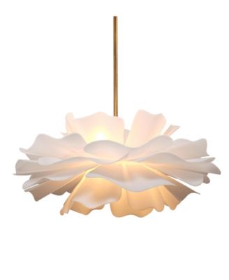  Zinnia 4-Light Acrylic Chandelier, Large