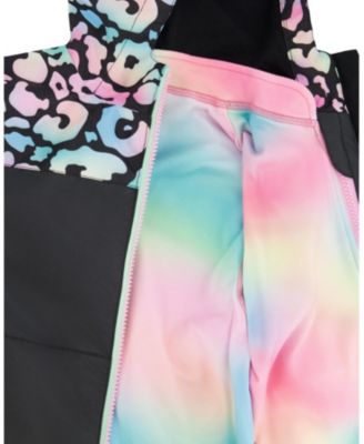 Girls' 3-in-1 Two-Piece Mid-Season Outerwear Set Animal - Inner Jacket - Little Kid