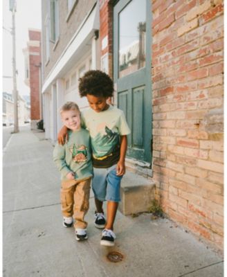 Boys' Organic Cotton Jersey Mountain T-Shirt - Little Kid