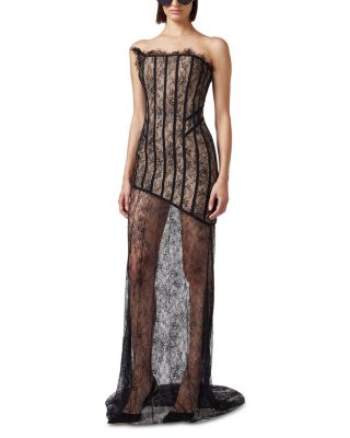 Lace Bustier Long Dress