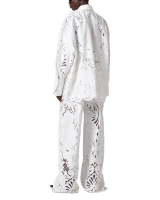 Broderie Anglaise Oversized Shirt